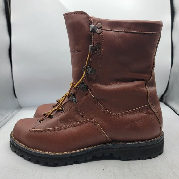 Danner Mens 9 Brown Boots Gore Tex Vibram Soles Work Wear Casual Walking - Picture 14 of 15